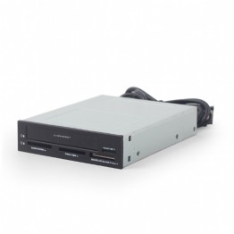 Cititor de carduri Gembird FDI2-ALLIN1-03, Rack pt HDD/SSD 2.5 inch, SD/MicroSD